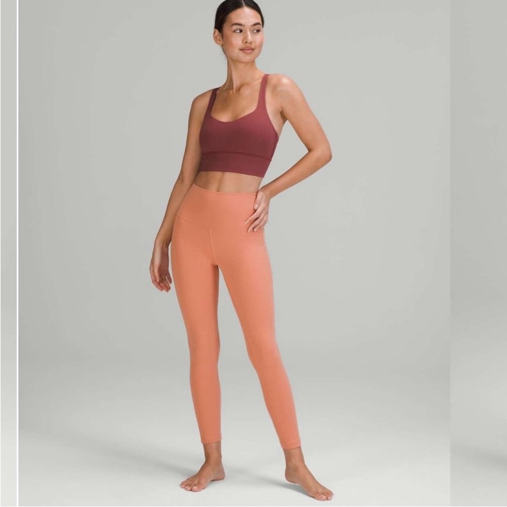 Lululemon" Align High-Rise Pant 25"-Pink Savannah -Size (14) Good Condition